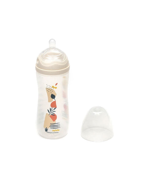 Biberon Multi Perforé Dodie 330ML Rose avec Tétine Biomimétisme