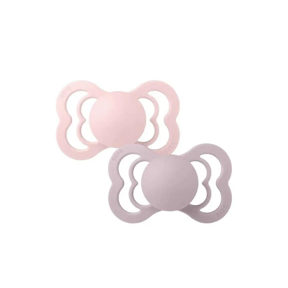 عبوة من 2 لهايات سيليكون سوبريم متماثلة من بيبس- زهرة/أرجواني داكن