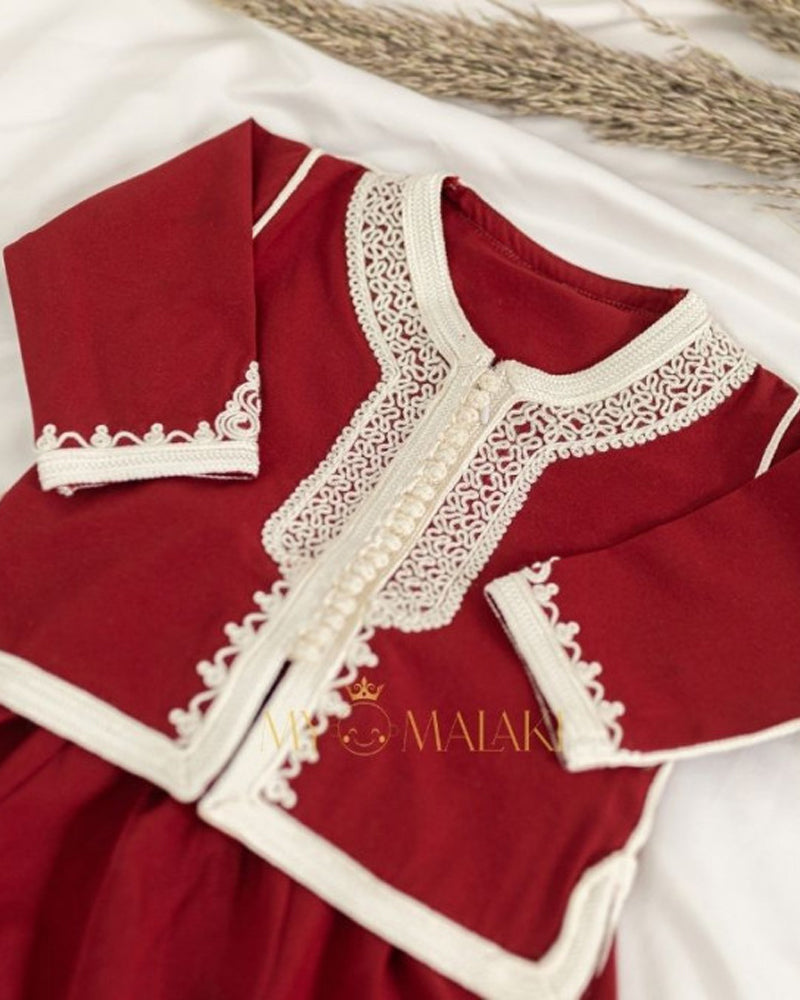 Jabador Deux Pièces Pour Bébé 3-24M - Rouge