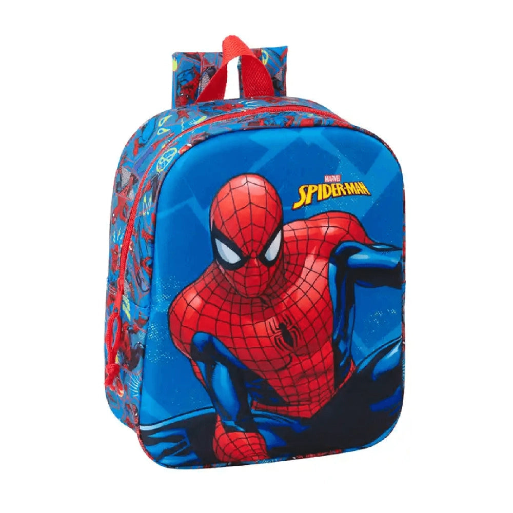 Safta Sac à Dos 3D avec Poche Rouge - Spider Man