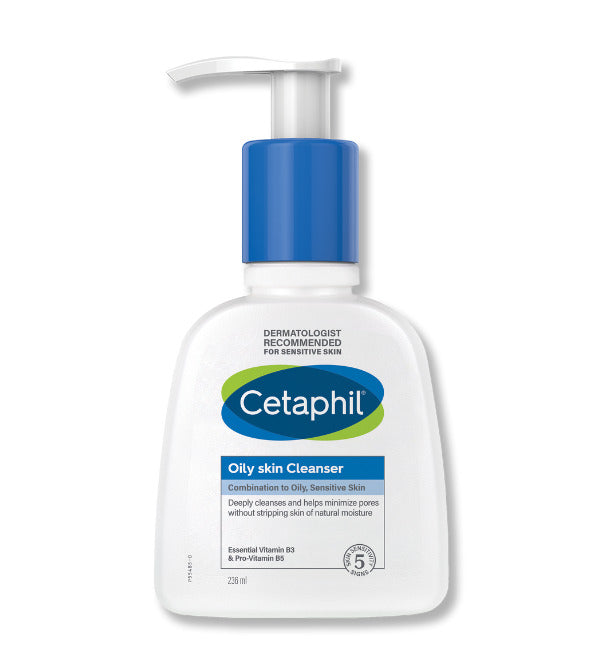 Cetaphil Oily Skin Cleanser for Normal to Oily Skin - 236ml