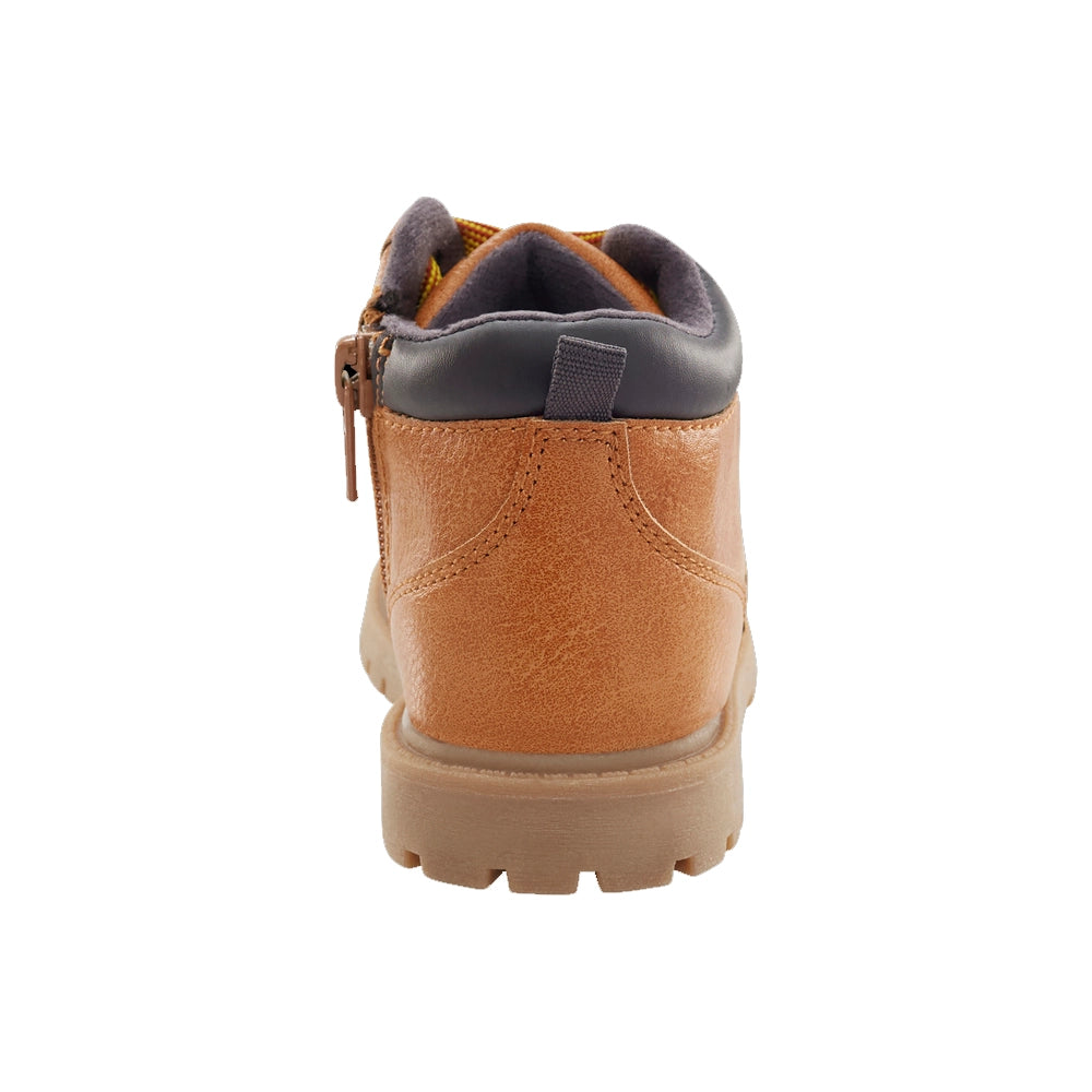 كارترز شوز جزمة عالية الرقبة من الجلد الصناعي - بني