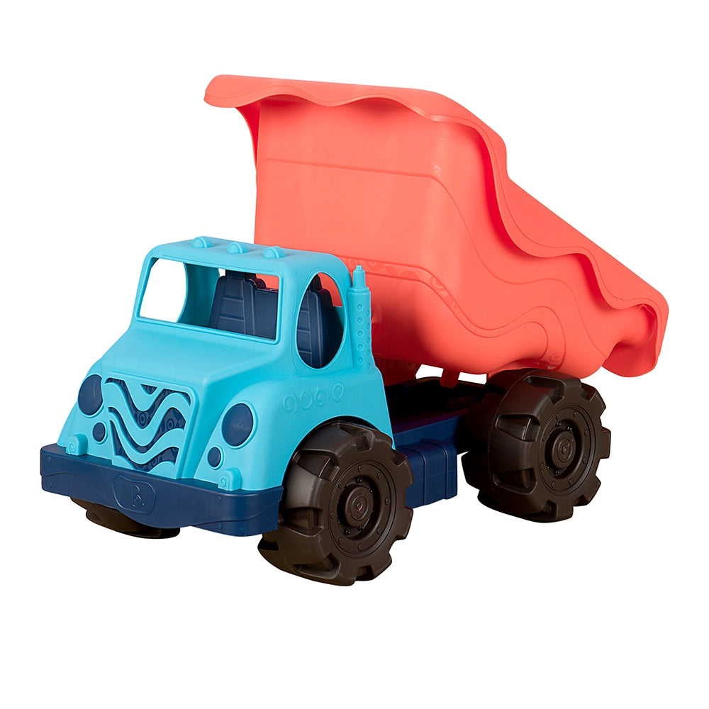 B. Toys Camion à Benne Basculante et Jouets de Plage 18M+ - Rouge
