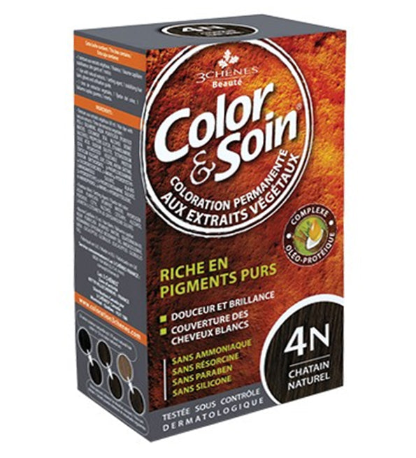 كولور آند سوان كستنائي طبيعي 4N