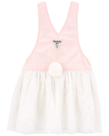 Robe Pull Lapin En Pointelle Bébé OshKosh - Rose