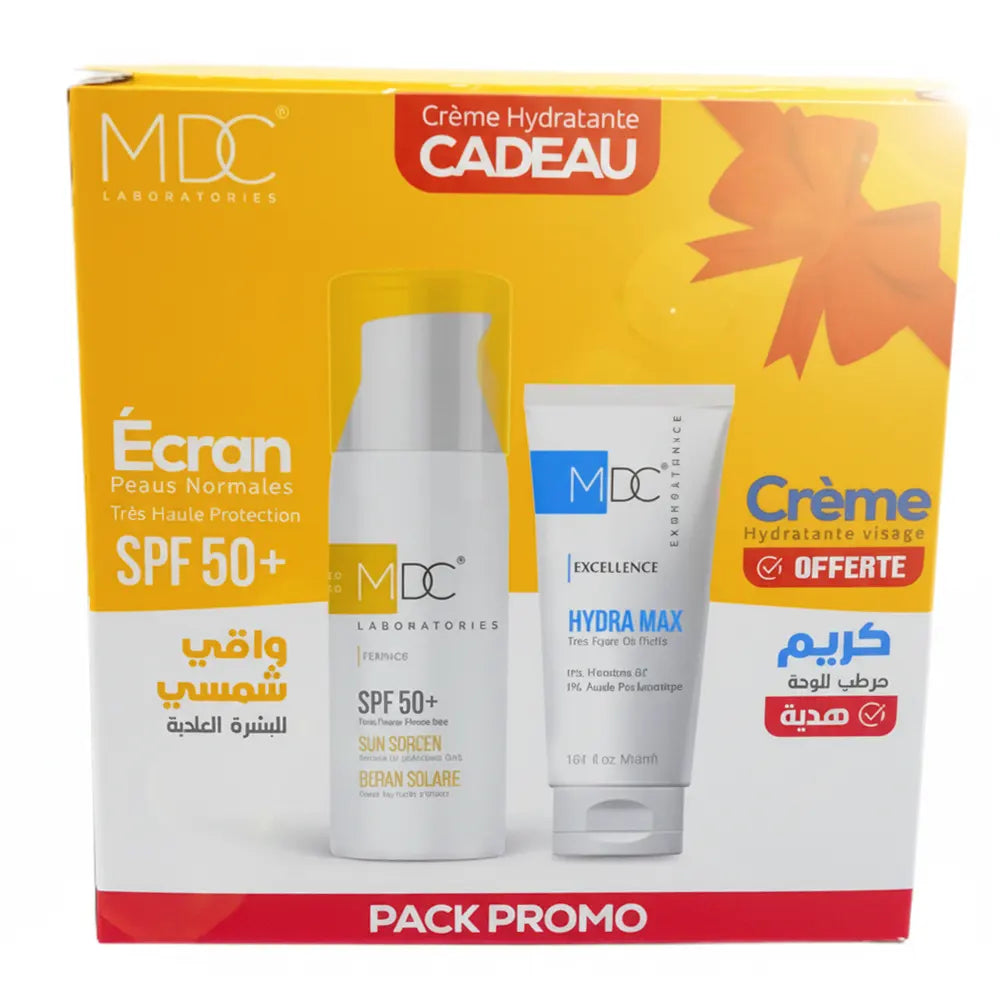 MDC Synergy Pack Protector Solar Piel Normal a Mixta SPF 50+ 50 ml + Crema Hydra Max