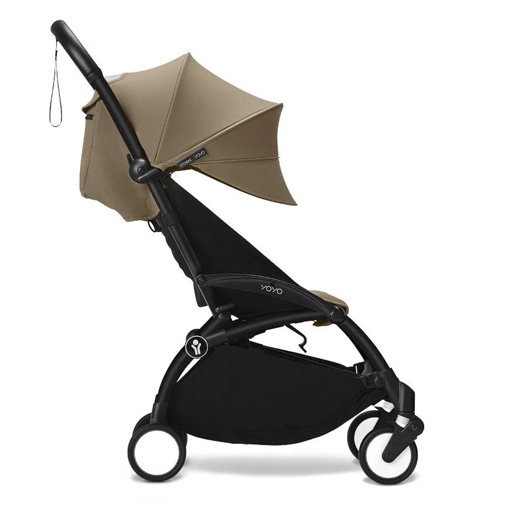 Poussette Stokke® YOYO³ Cadre Noir 6M+ - Toffee