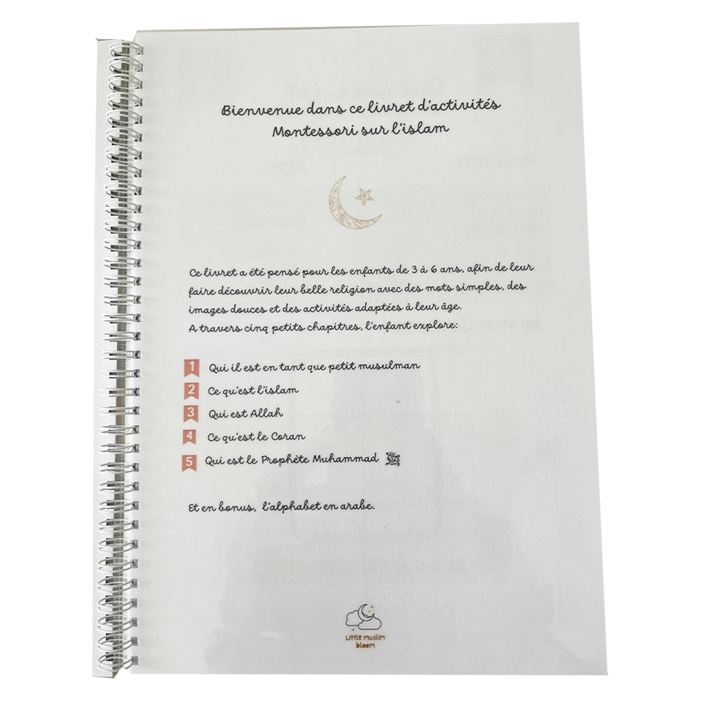 Mon Livret Montessori pour découvrir l’Islam 3-6 ans