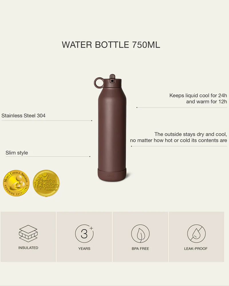 Gourde Isotherme 750ml Citron - Caramel