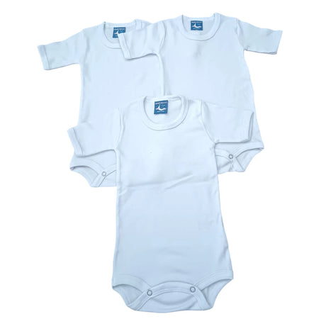 Baby Bulle Lot de 3 Bodies à Manches Courtes - Blanc