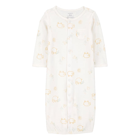 Ensemble 3 Pièces Grenouillère & Bonnet & Chaussettes Bébé Carter's - Ivoire