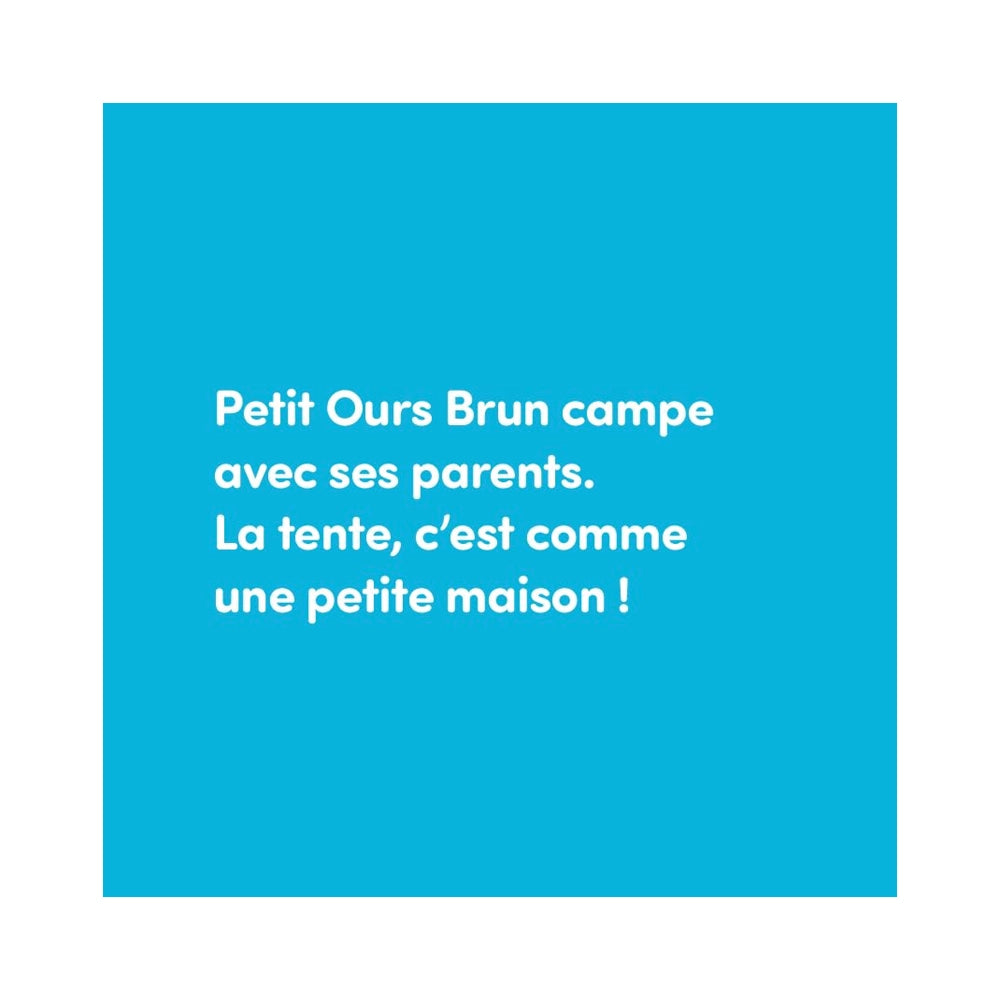 Petit Ours Brun - Au Camping