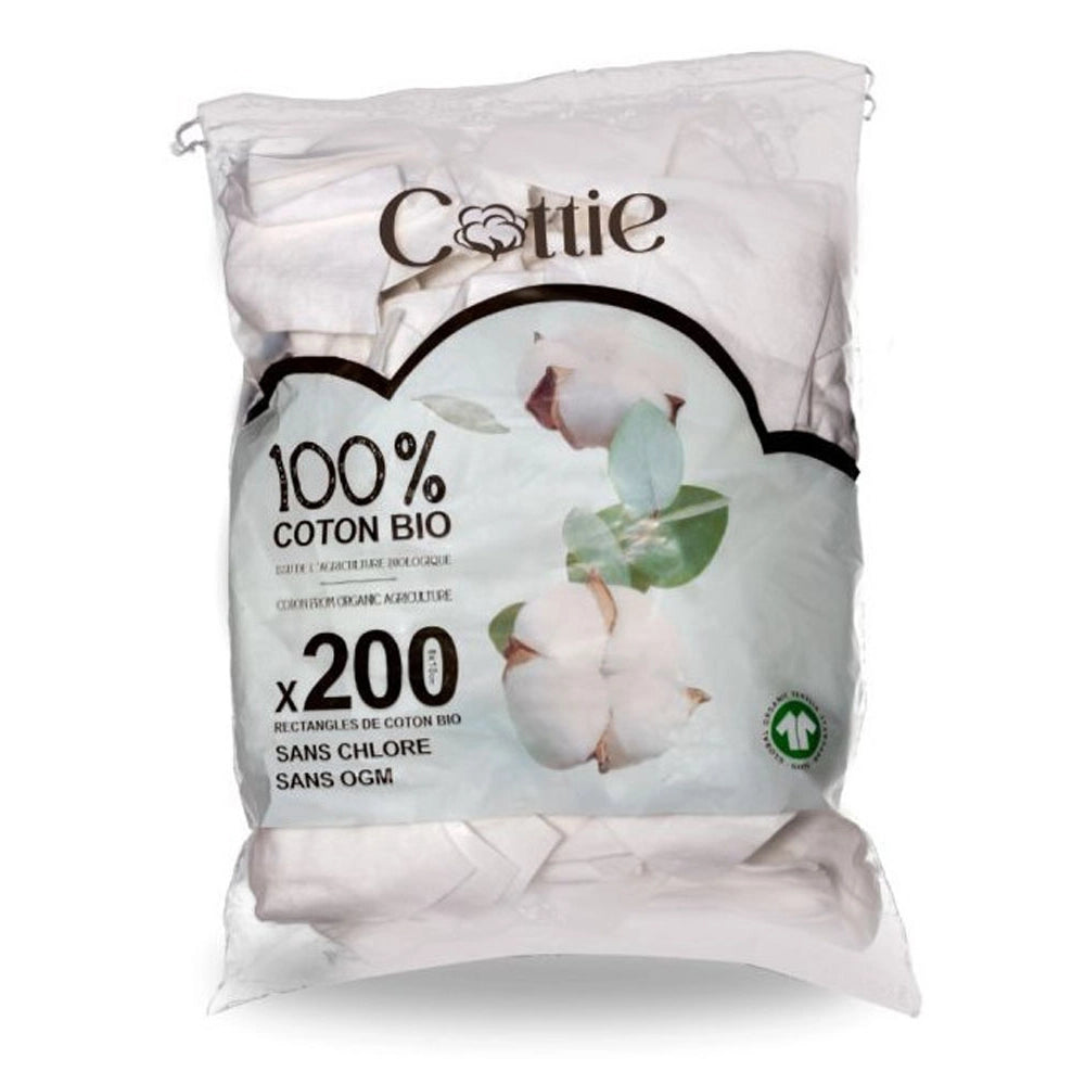 Coton Pads Bio Cottie - 200 Unités
