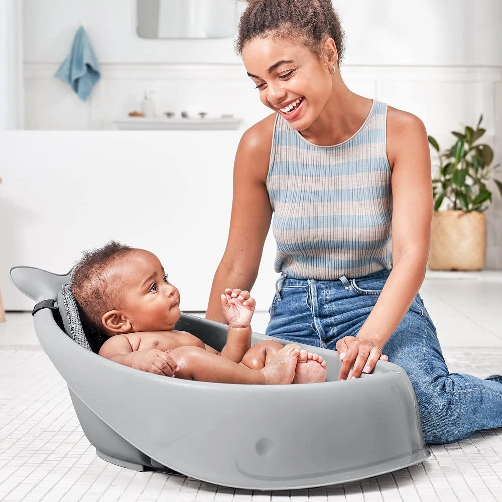 Skip Hop Baignoire Moby Smart Sling 3 Étapes - Gris