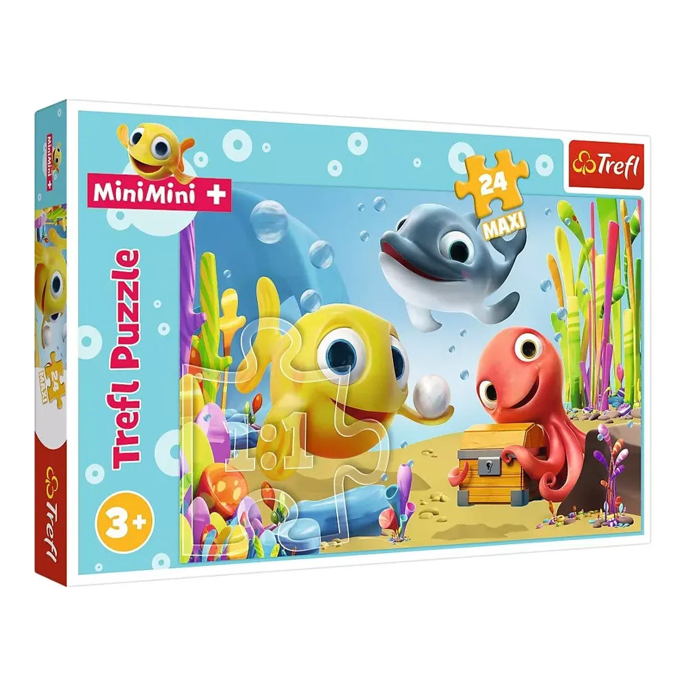 Trefl Maxi MiniMini Happy Fish 24 Piece Puzzle - 3Y+