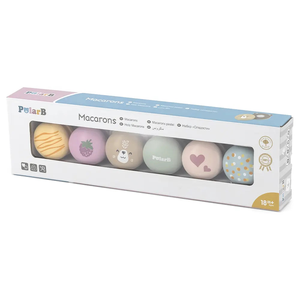 Viga Toys PolarB Ensemble de 6 Macarons 18M+
