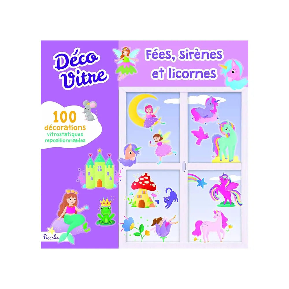 Fées, Sirènes et Licornes – Déco Vitre