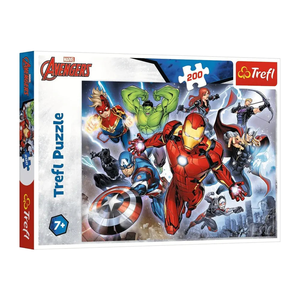 Trefl Puzzle Avengers 200 Pièces - 7A+ | Wlidaty Maroc - 1er site E ...