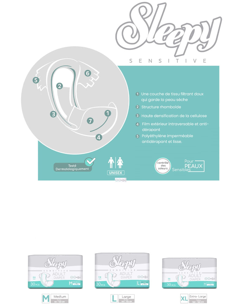 Sleepy Couches pour Adultes 30 Pièces - L