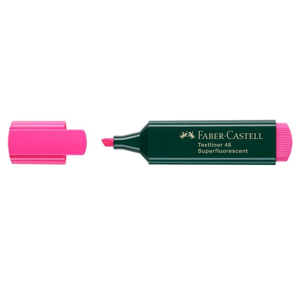 Faber-Castell Textliner 48 Fluorescent Highlighter - Pink
