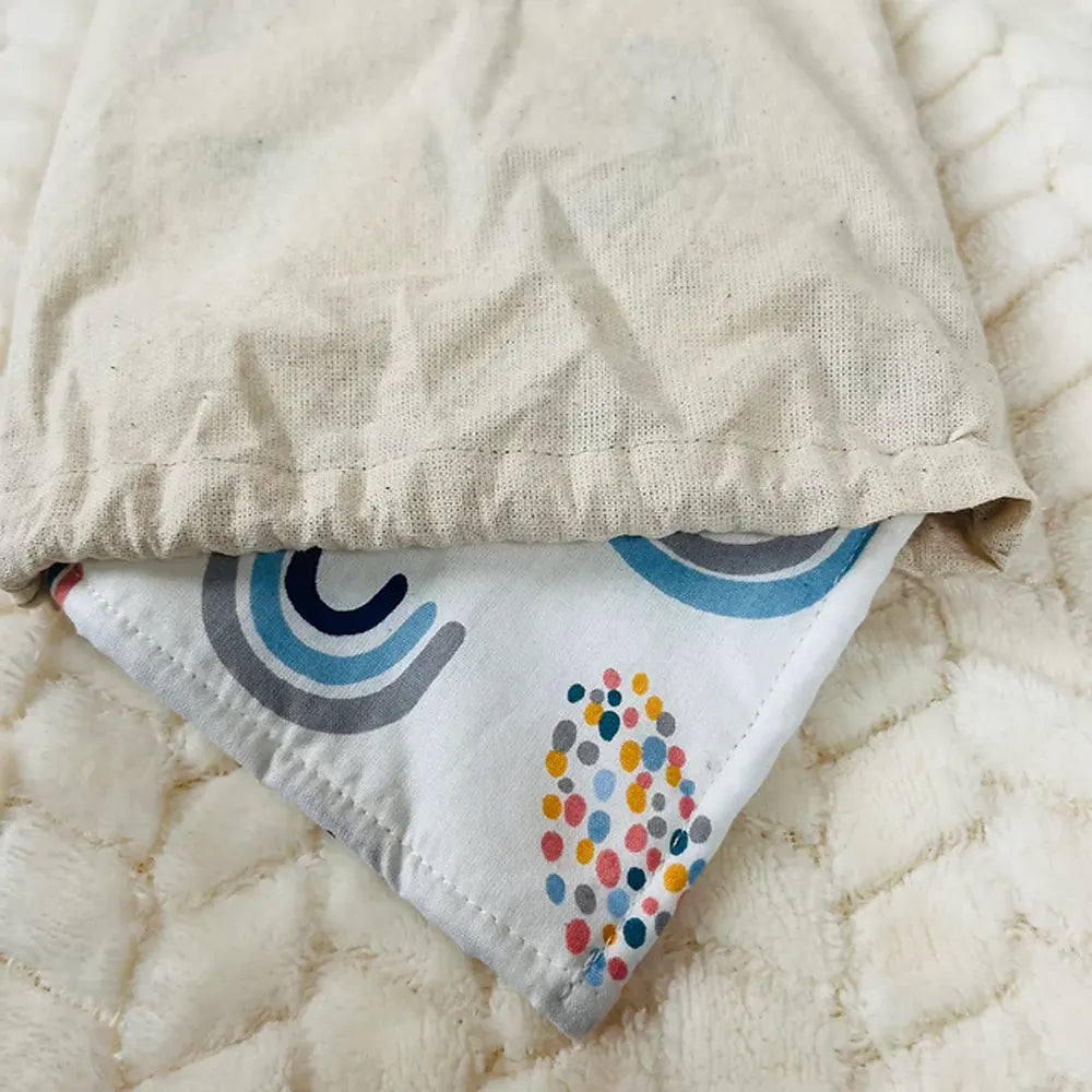 Babymat Lote de 6 toallitas - Arcoíris Azul