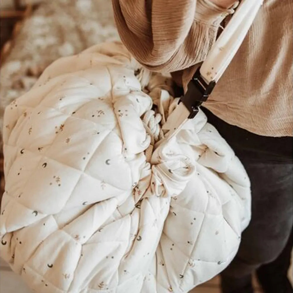 Play&Go Tapis de Jeu 3-en-1 Moon Organic Babymat