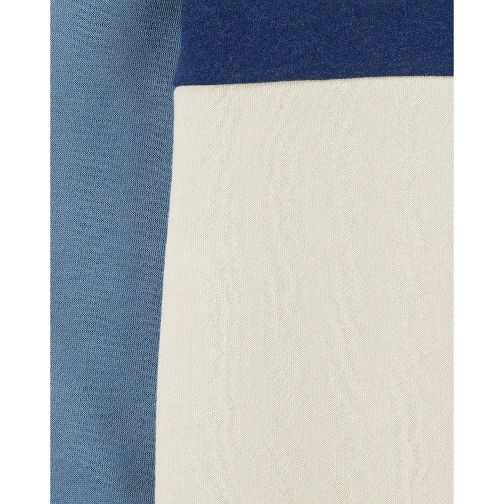 Sweat-shirt enfant color block en polaire