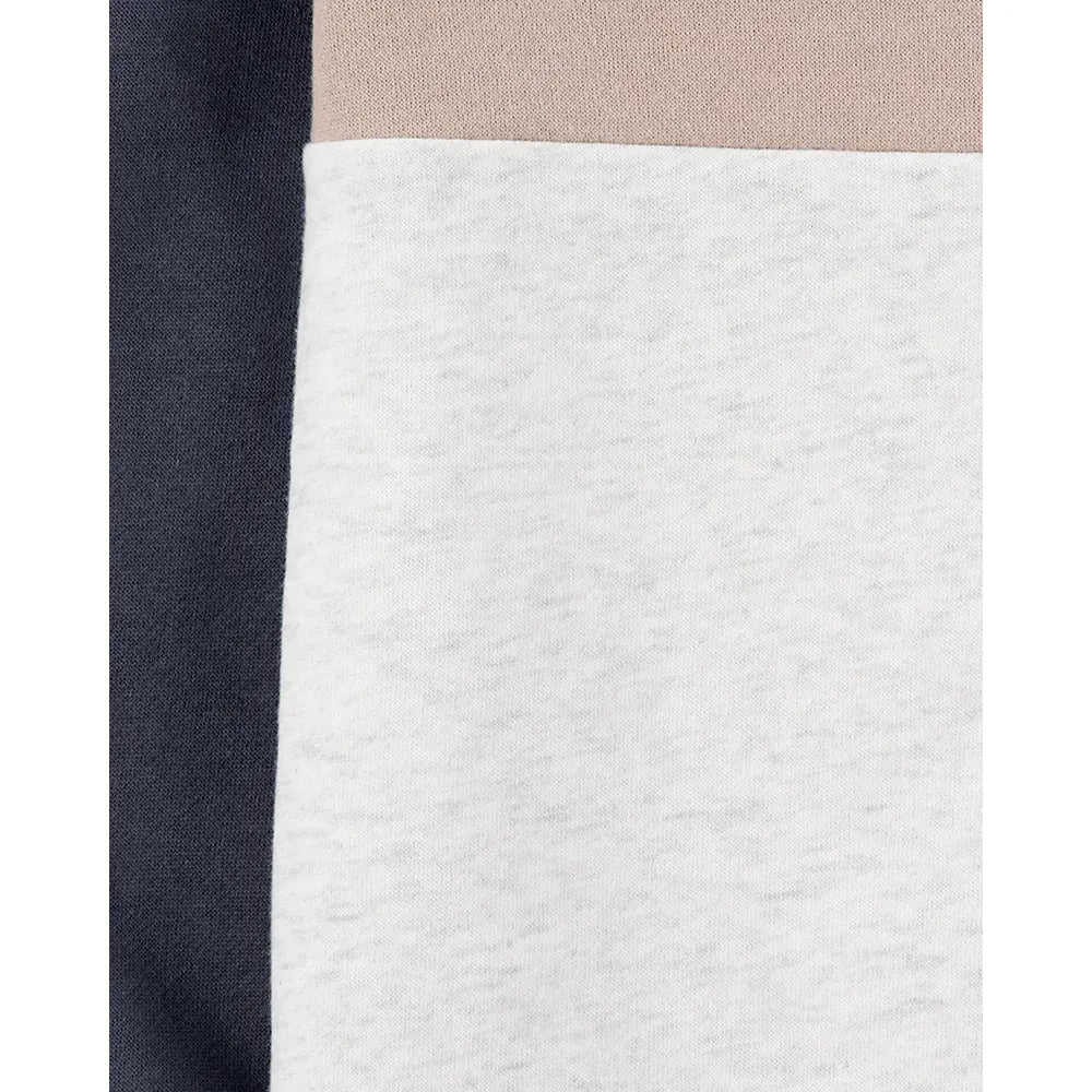 Sweat-shirt enfant color block en polaire