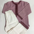 Mami Cami Jabadour Garçon - Rouge Brique & Blanc