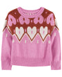 Pull Cœur Mohair Carter's - Rose