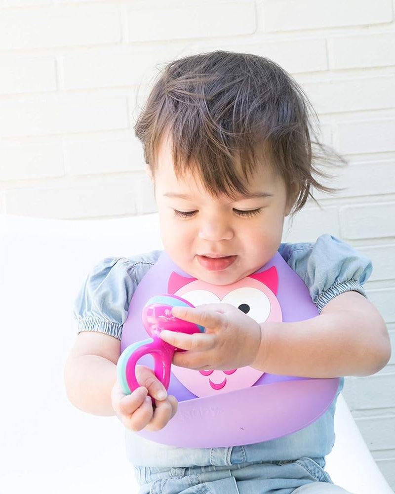 Nûby Grignoteur Nibber pour Fruits & Légumes & Biscuits 6M+ - Rose