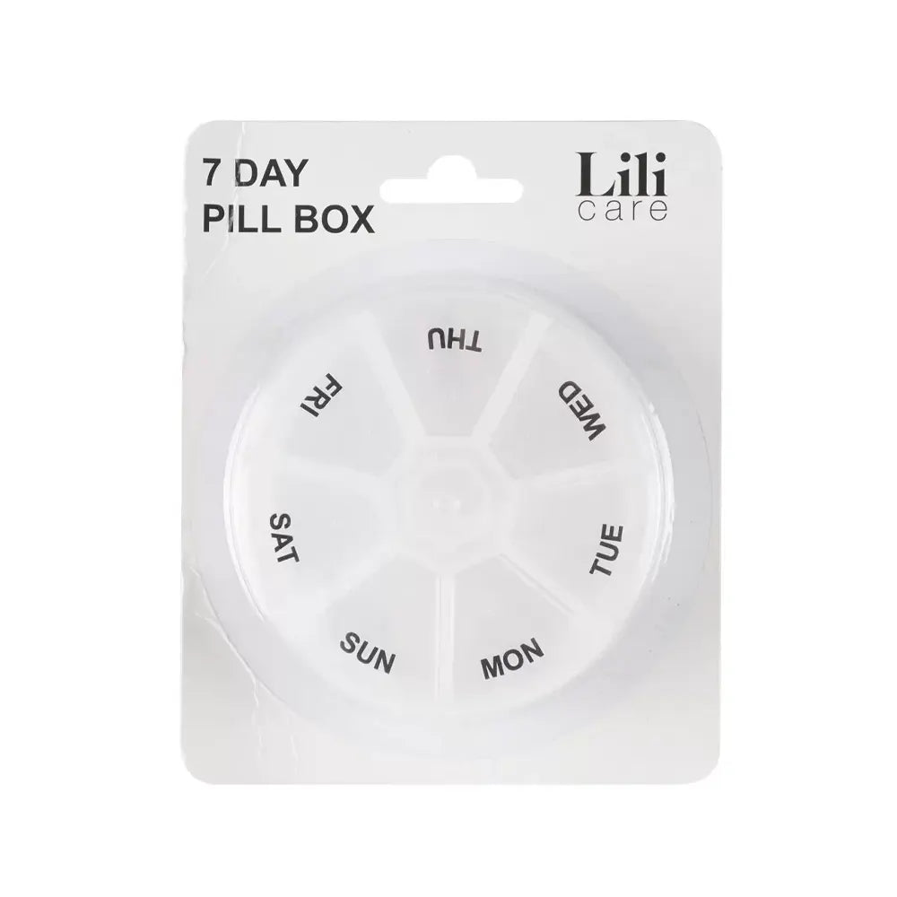 Lili Care Weekly Pillbox PM