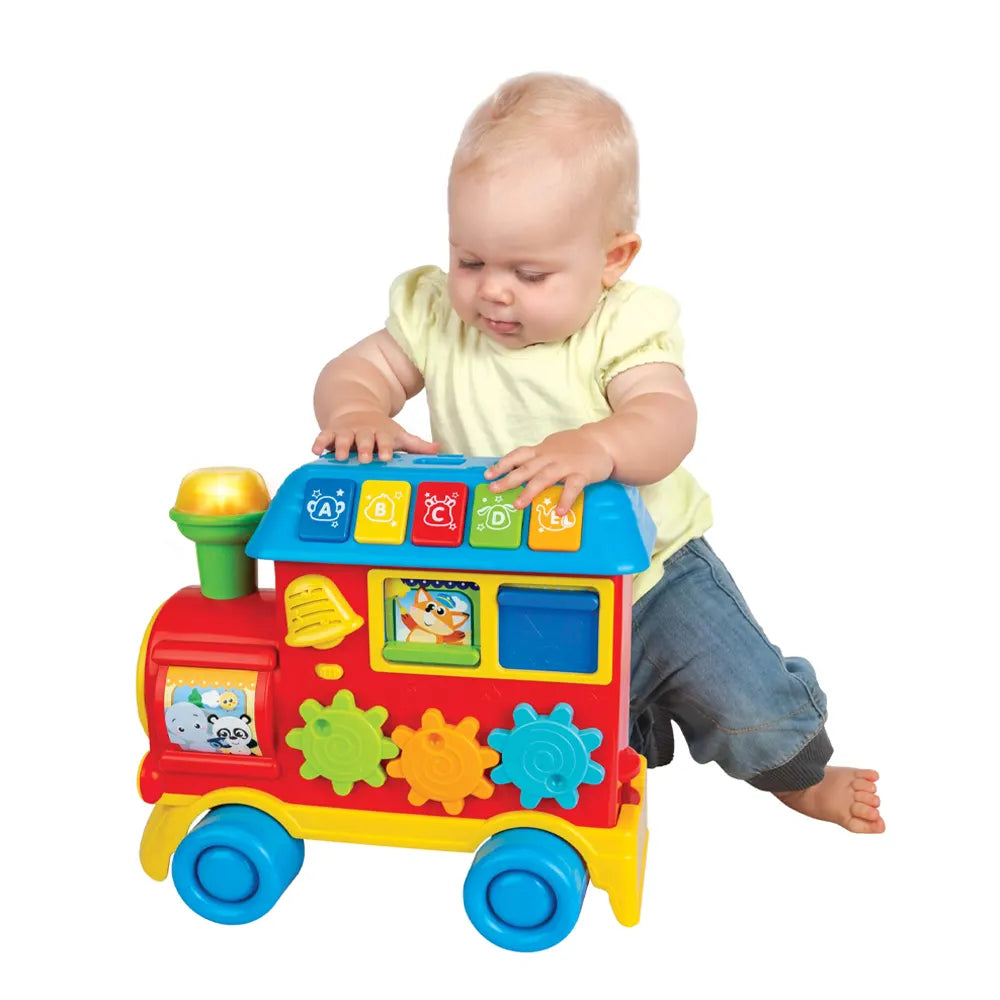 Winfun Train d'apprentissage Walker Ride-On – 12M+