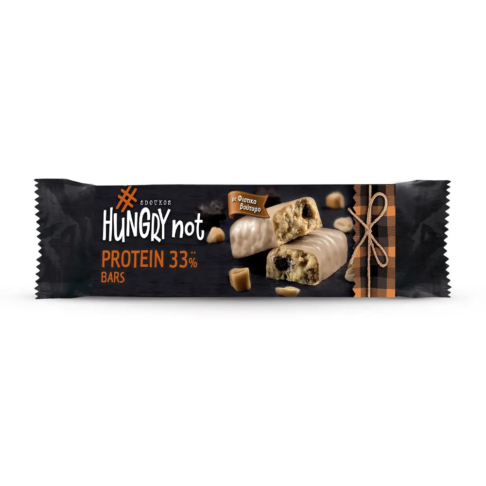 Hungry Not High Protein Bar 33%, White Chocolate Cookie & Peanut 45g