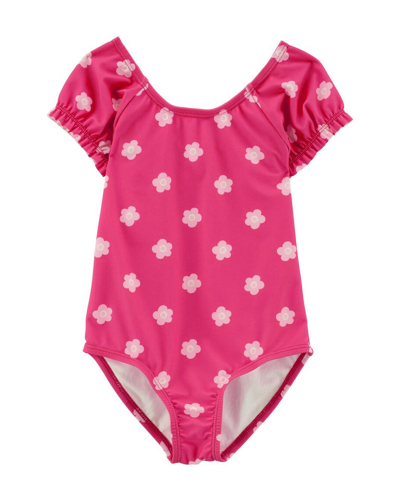 Maillot De Bain 1 Pièce À Fleurs Carter's - Rose