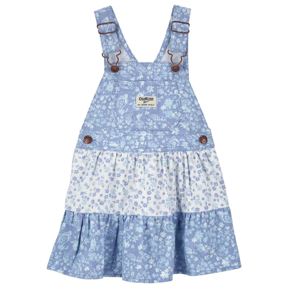 Salopettes Jupes à Volants OshKosh - Floral Bleu