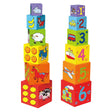 Viga Toys Blocs à Emboîter & à Empiler Colorés 12M+