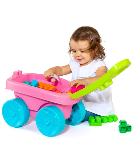 Molto Trolley avec 20 Blocs - Rose
