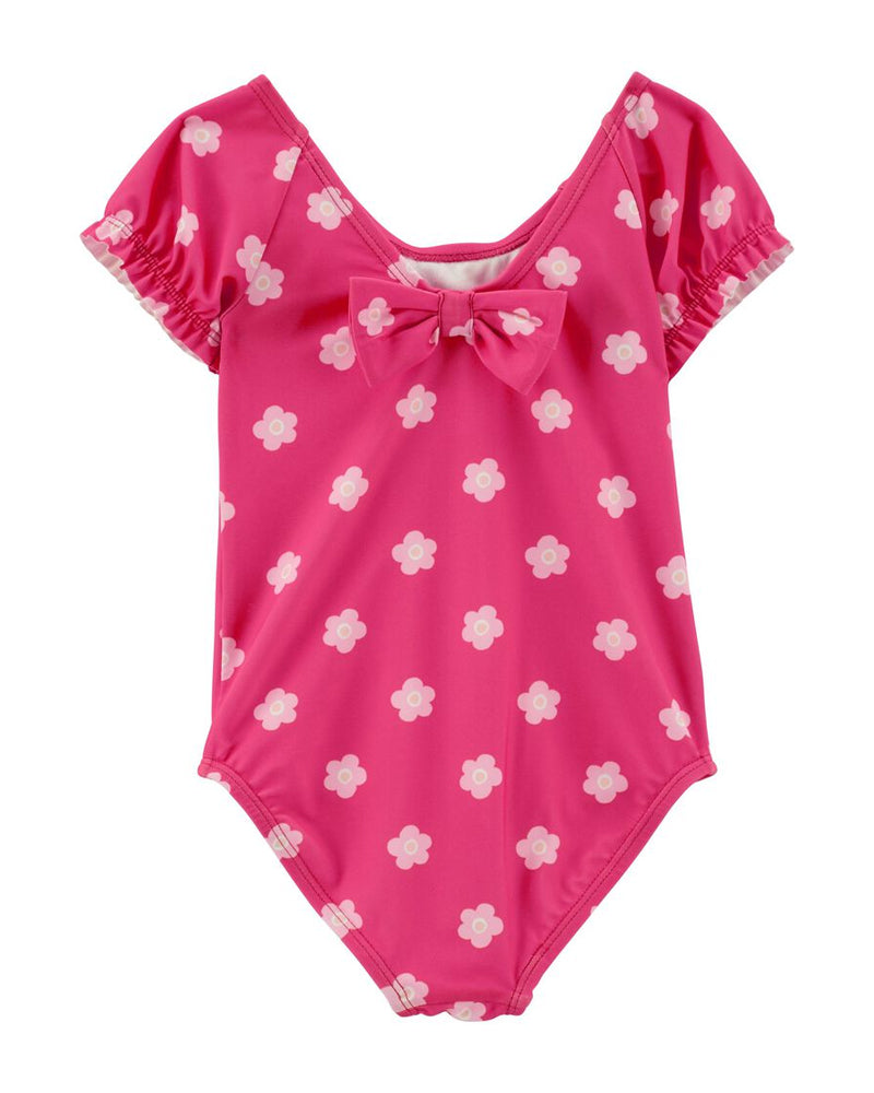 Maillot De Bain 1 Pièce À Fleurs Carter's - Rose
