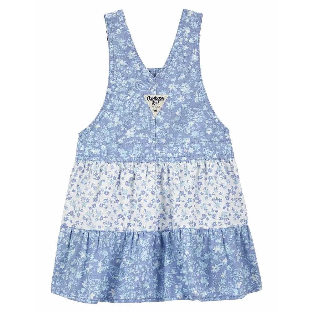 Salopettes Jupes à Volants OshKosh - Floral Bleu