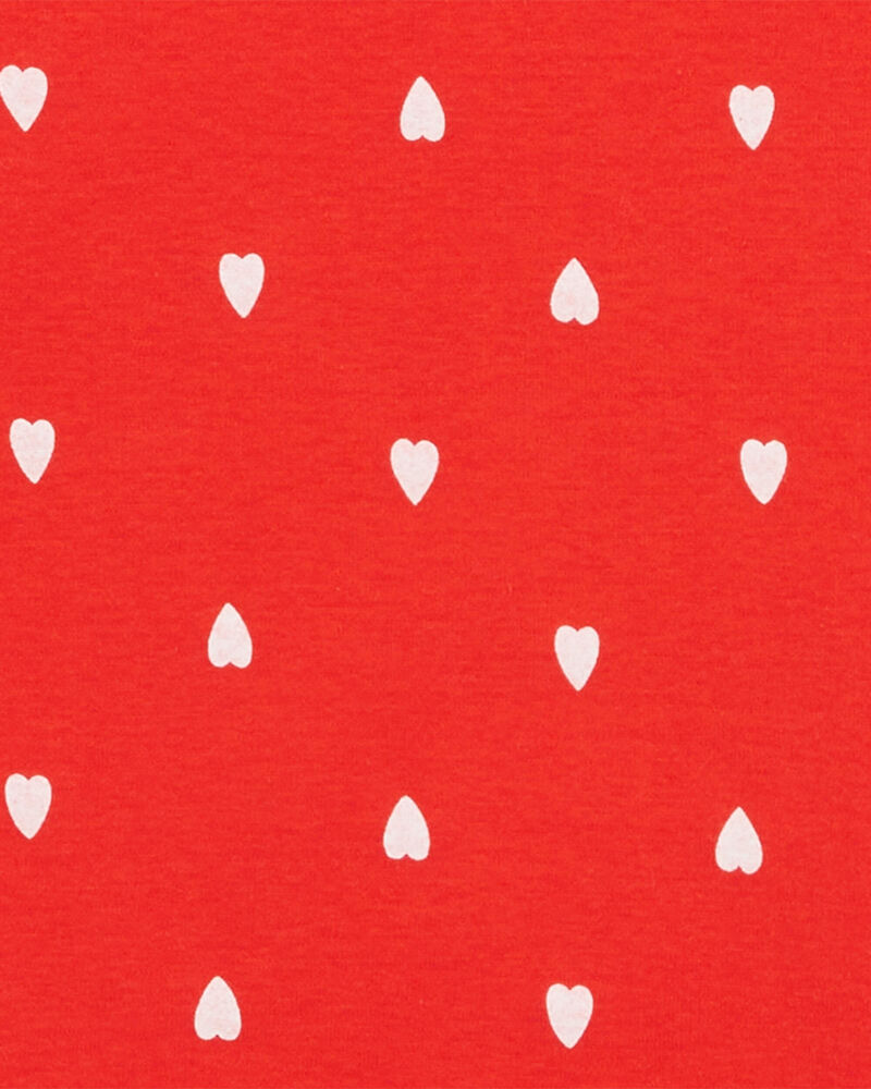 Pyjama 4 Pièces en Coton Carter's - Rouge & Gris