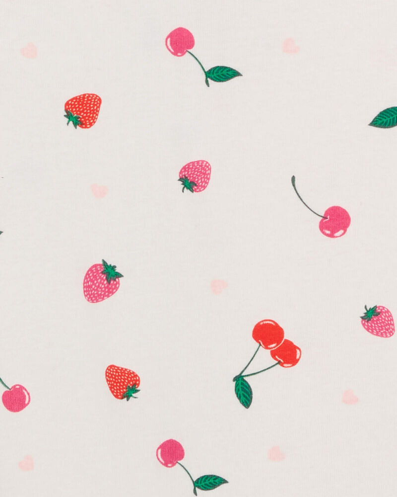 Pyjama 4 Pièces en Coton Carter's - Rouge & Gris