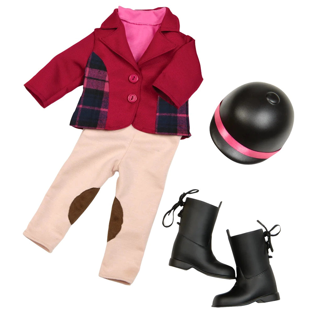 Our Generation Poupée & Livre d'Équitation Articulés 46cm 3A+ - Lily Anna