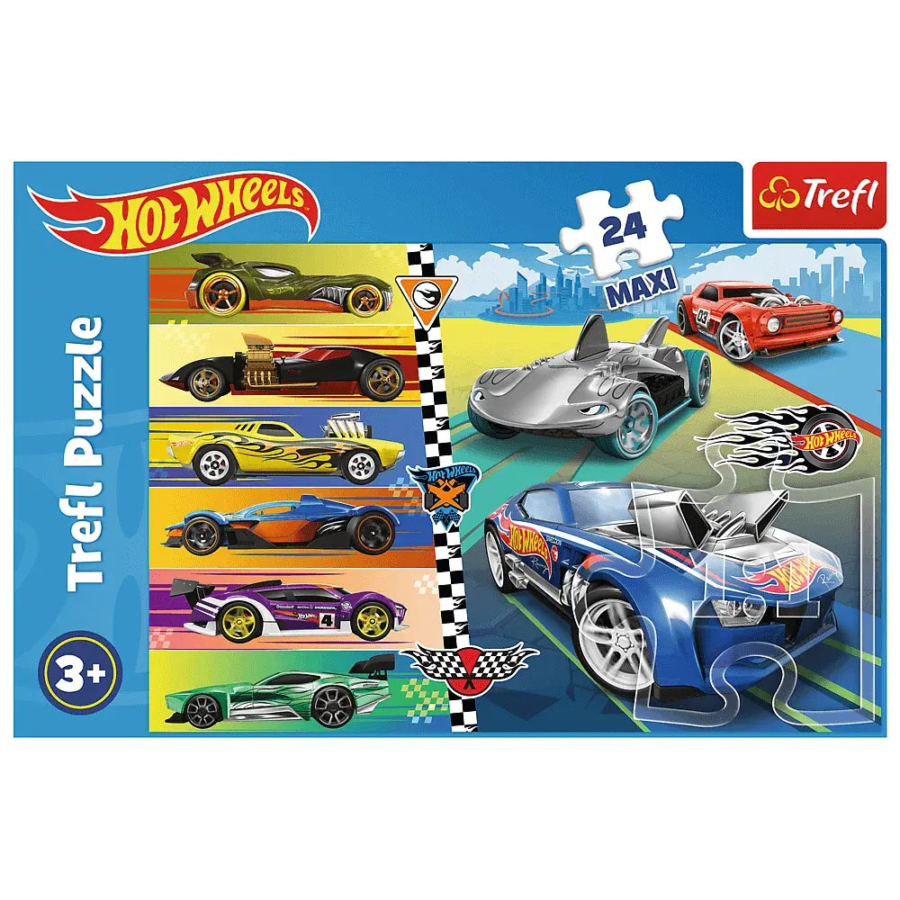 Trefl Maxi Hot Wheels 24 Piece Puzzle - 3A+