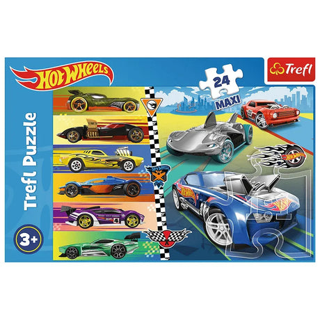 Trefl Maxi Hot Wheels 24 Piece Puzzle - 3A+
