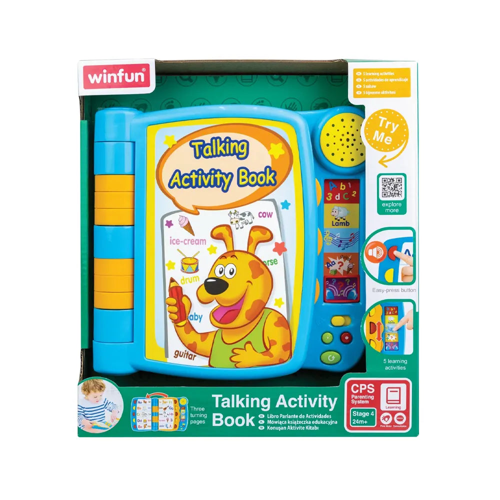 Winfun Livre d’Activités Parlant 5 Jeux Éducatifs - 24M+
