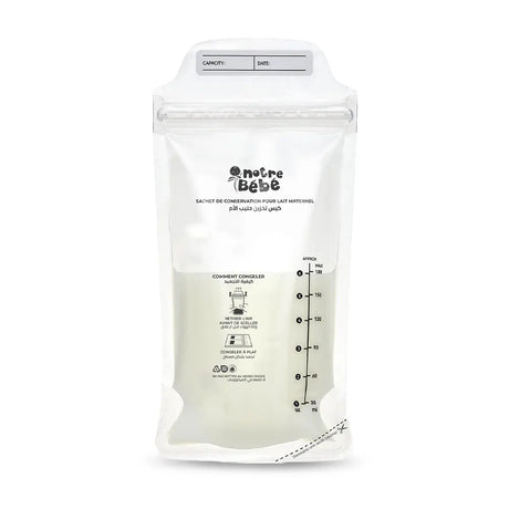 Notre-Bébé – 50 bolsas para almacenar leche materna