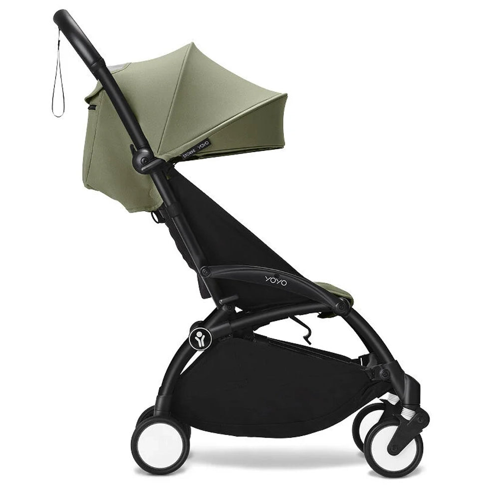 Poussette Stokke® YOYO³ Cadre Noir 6M+ - Olive