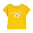 T-shirt Always Sunny Flower Carter's - Jaune
