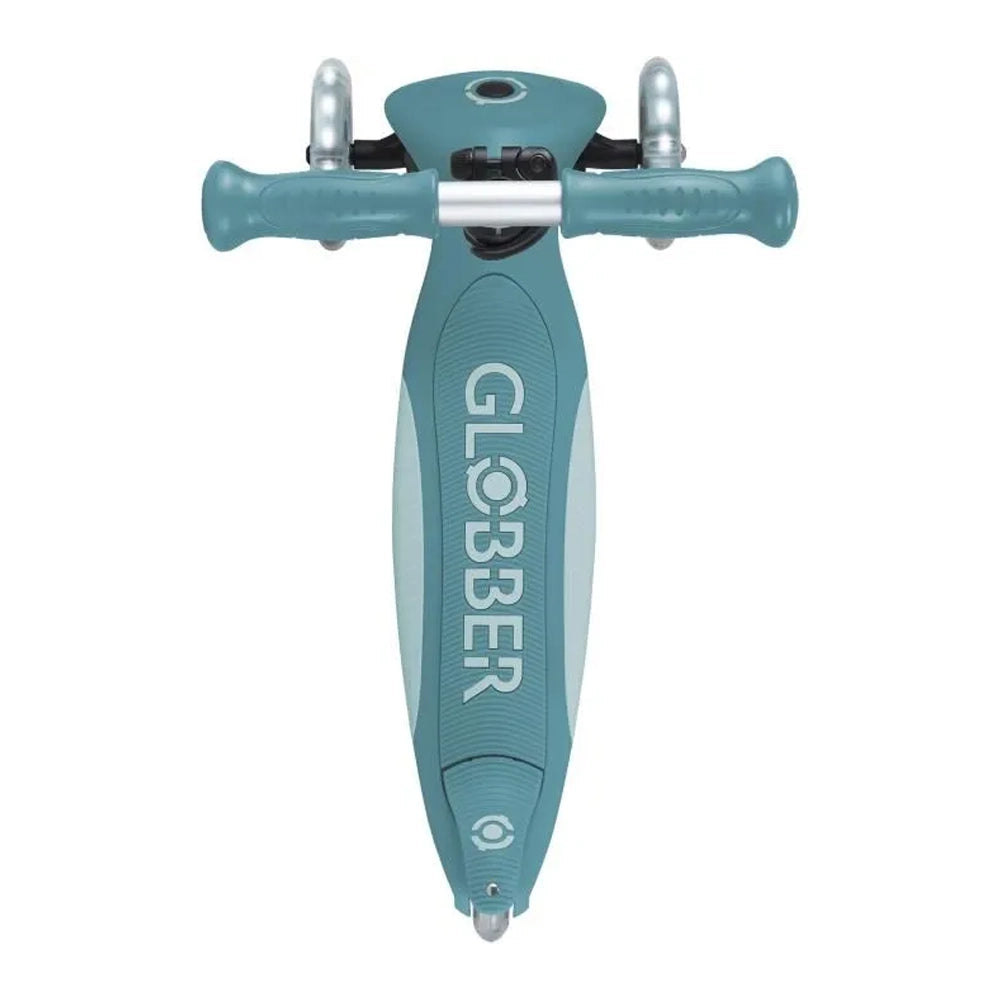 Globber Trottinette Primo Pliable Plus Lights - Bleu Pastel